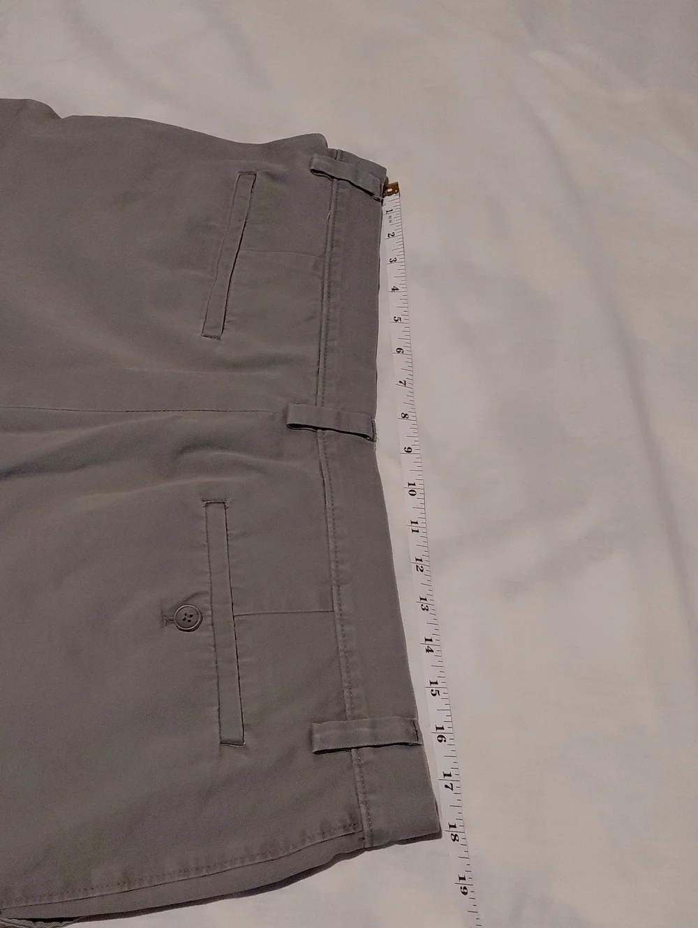 Banana Republic Gray Aiden Flat-Front Men's Shorts 36W